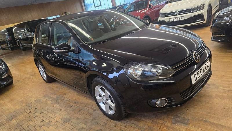 Gebraucht VW Golf VI Comfortline 122 PS (89 kW) 2010 Schwarz Kleinwagen
