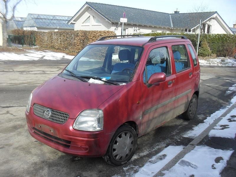 Gebraucht Opel Agila 75 PS (55 kW) 2001 Rot Van / Kleinbus