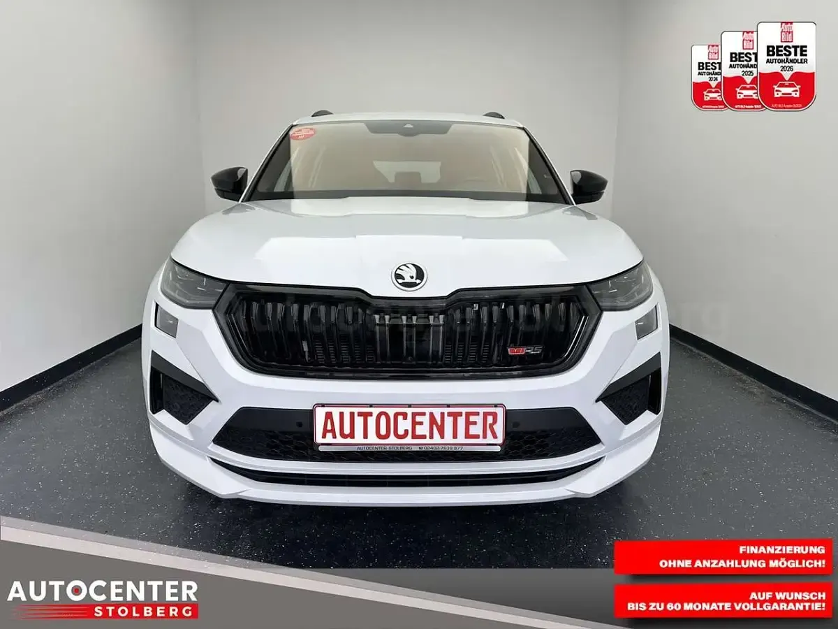 Gebraucht Skoda Kodiaq RS 245 PS (180 kW) 2023 Weiß SUV