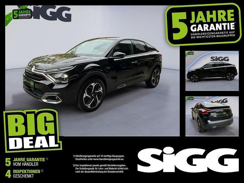 Lackierung schwarz perla nera/typ aussen (metallic) Gebraucht 2024 Citroën C4 PureTech Limousine | 20.980 € (Fairer Preis) - Bild 1/4