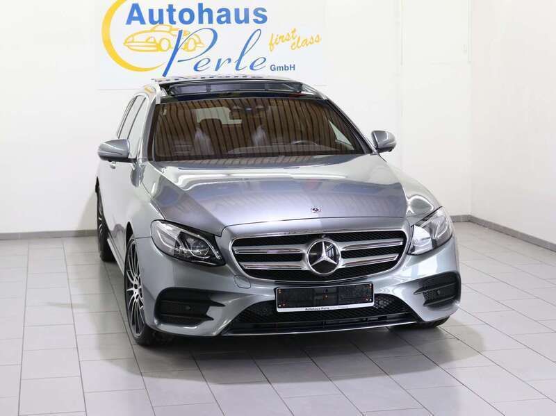 Selenitgrau met. Gebraucht 2017 Mercedes E350 AMG Kombi | 34.490 € (Etwas zu teuer) - Bild 1/4