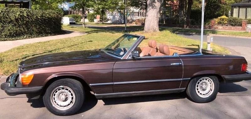 Braun Gebraucht 1982 Mercedes SL380 Cabrio | 17.500 € - Bild 1/4