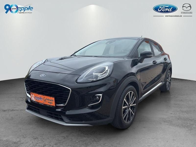 Agate black metallic (metallic) Gebraucht 2023 Ford Puma Titanium SUV | 17.990 € (Superpreis) - Bild 1/4