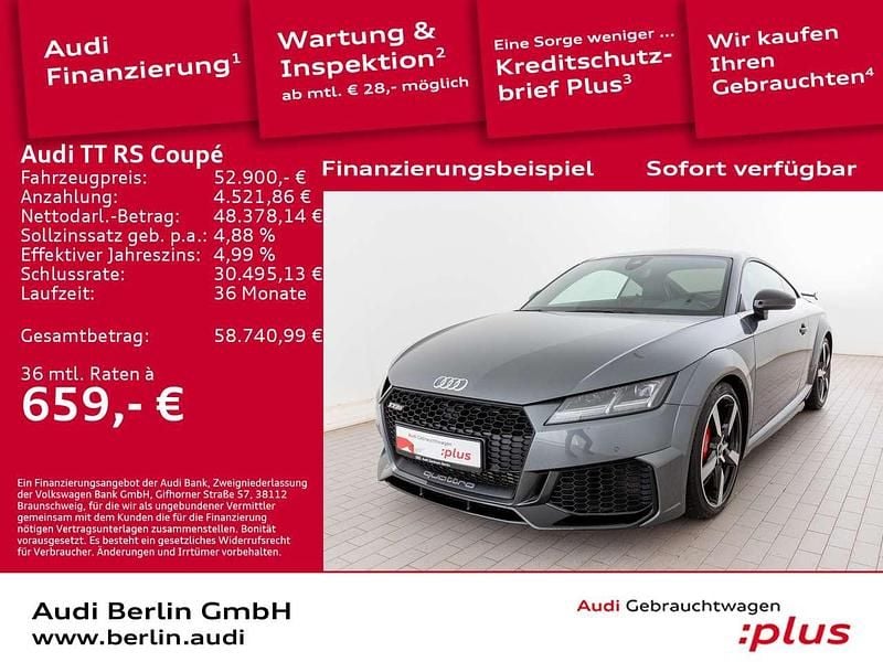 Daytonagrau perleffekt Gebraucht 2022 Audi TT RS Comfort Coupé | 52.900 € (Superpreis) - Bild 1/3