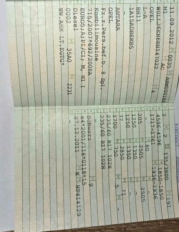 Gebraucht Opel Antara 184 PS (135 kW) 2012 Schwarz SUV