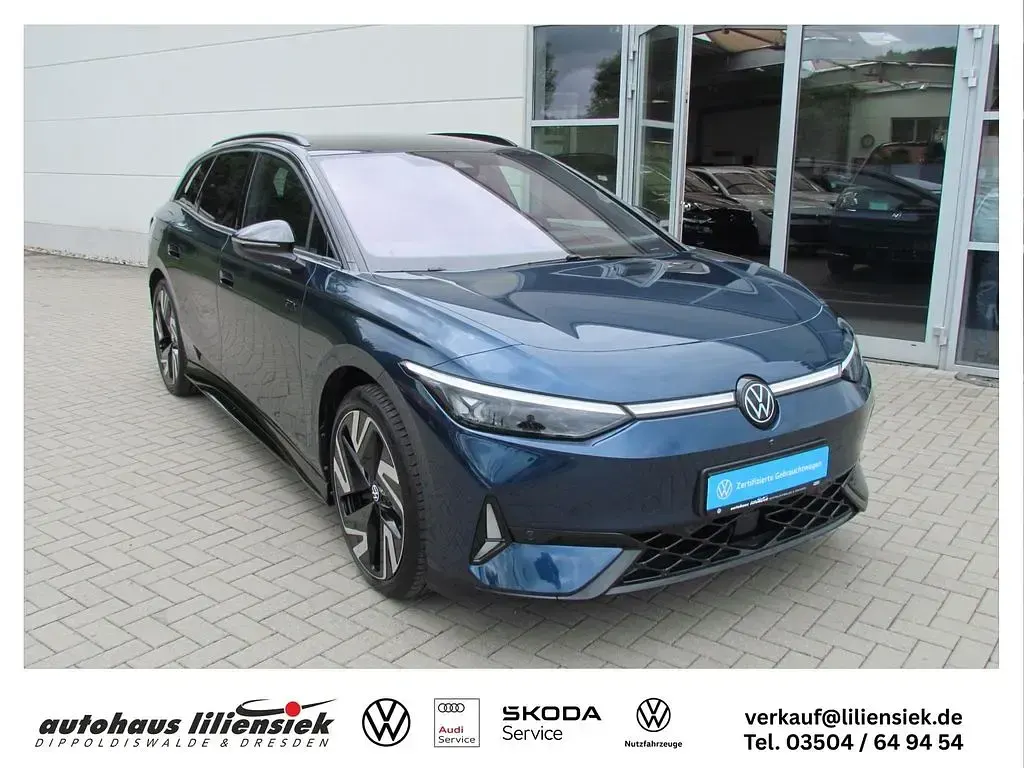 Gebraucht VW ID.7 GTX 250 kW (340 PS) 2025 Blau Kombi