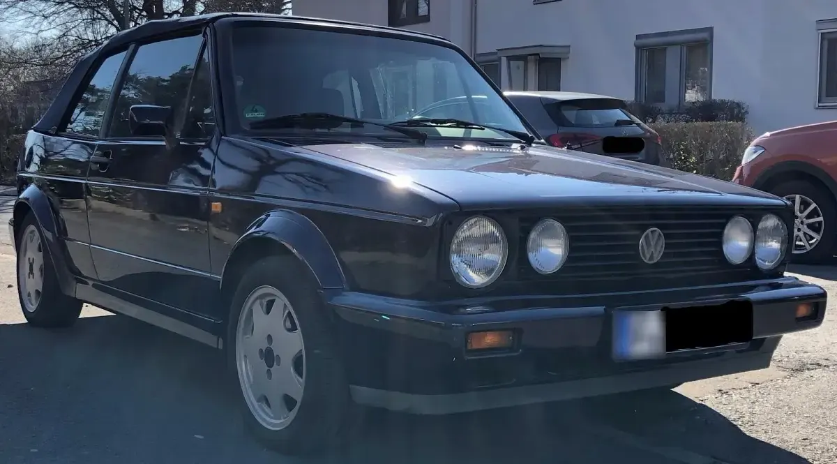 Gebraucht VW Golf Cabriolet 98 PS (72 kW) 1993 Blau Cabrio