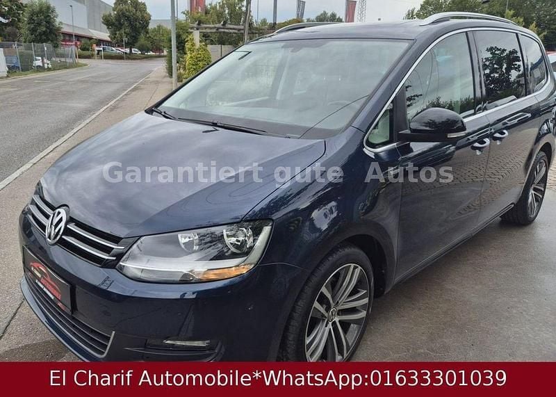 Gebraucht VW Sharan Match 150 PS (110 kW) 2012 Blau Van / Kleinbus