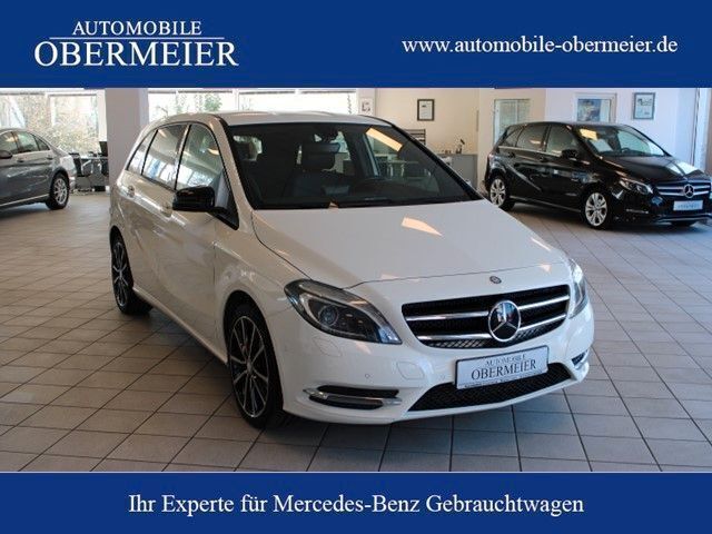 Weiß (calcitweiss unilack) Gebraucht 2014 Mercedes B180 Night Van / Kleinbus | 13.550 € (Fairer Preis) - Bild 1/4