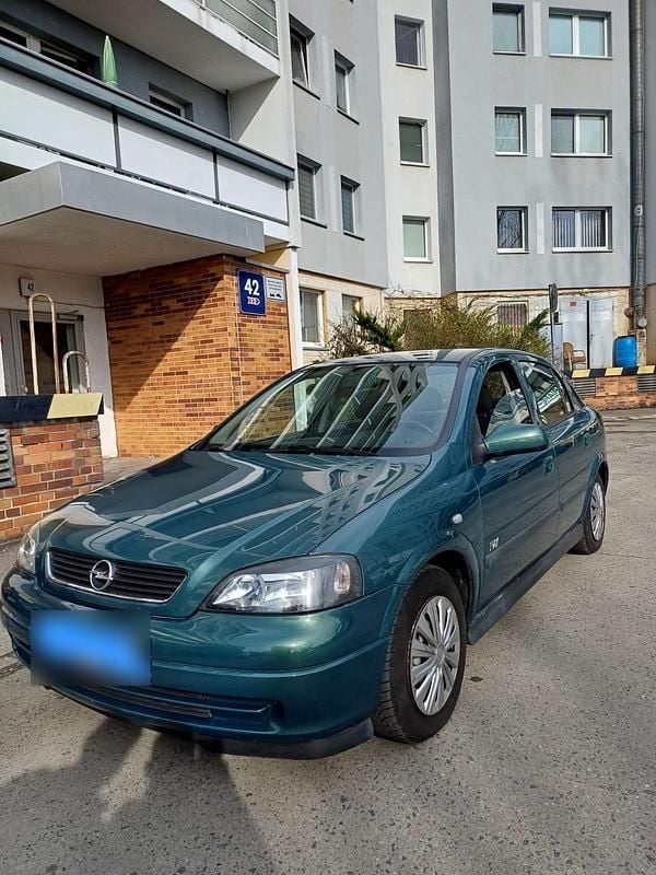 Gebraucht Opel Astra 101 PS (74 kW) 2003 Grün Kleinwagen