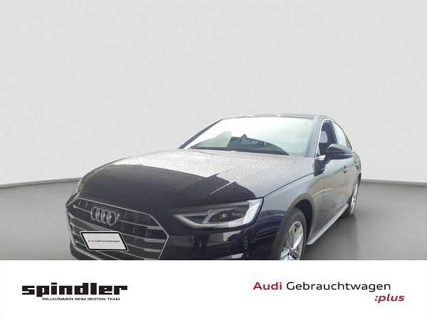 Schwarz (mythosschwarz metallic) Gebraucht 2025 Audi A4 Advanced Plus Limousine | 34.981 € (Fairer Preis) - Bild 1/4