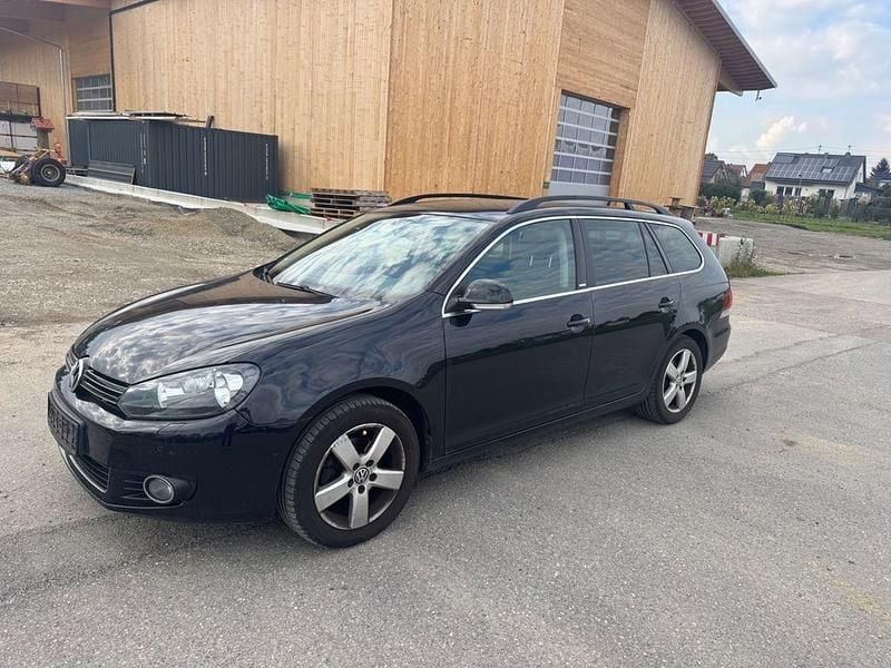 Schwarz Gebraucht 2012 VW Golf VI Style Kombi | 3.400 € (Superpreis) - Bild 1/4