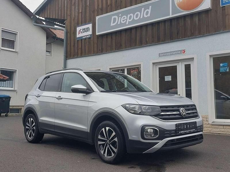 Reflexsilber Gebraucht 2021 VW T-Cross United SUV | 18.490 € (Fairer Preis) - Bild 1/4