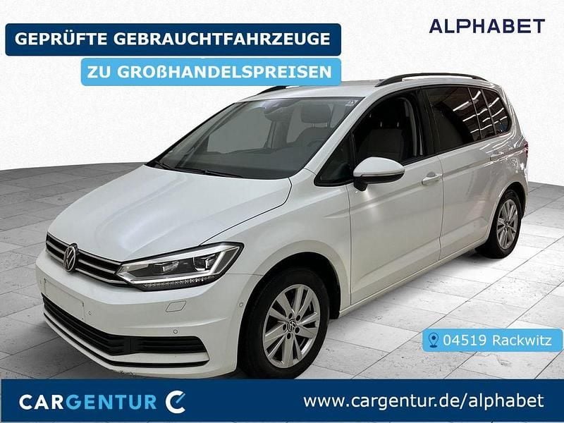 Weiß Gebraucht 2022 VW Touran Comfortline Van / Kleinbus | 19.507 € (Guter Preis) - Bild 1/2
