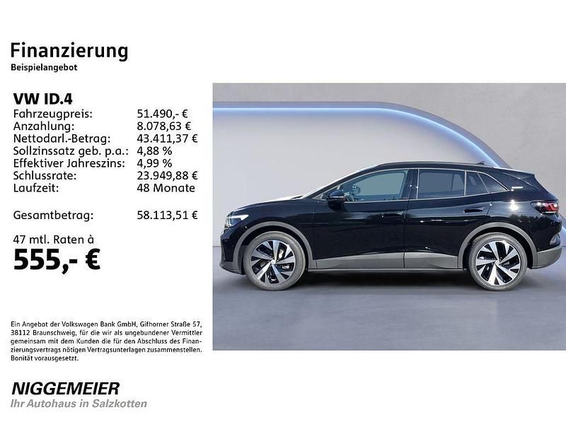 Neu VW ID.4 Pro 210 kW (286 PS) 2025 Schwarz SUV