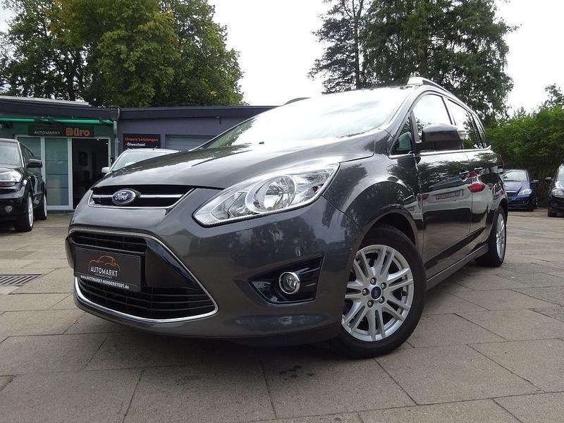 Grau Gebraucht 2015 Ford Grand C-Max Titanium Van / Kleinbus | 7.790 € (Guter Preis) - Bild 1/4