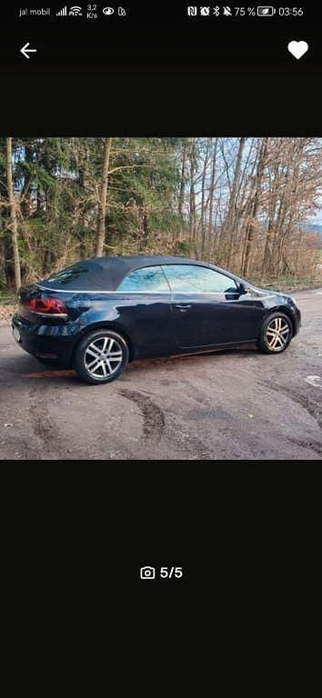 Gebraucht VW Golf Cabriolet Karmann 140 PS (102 kW) 2013 Schwarz Cabrio