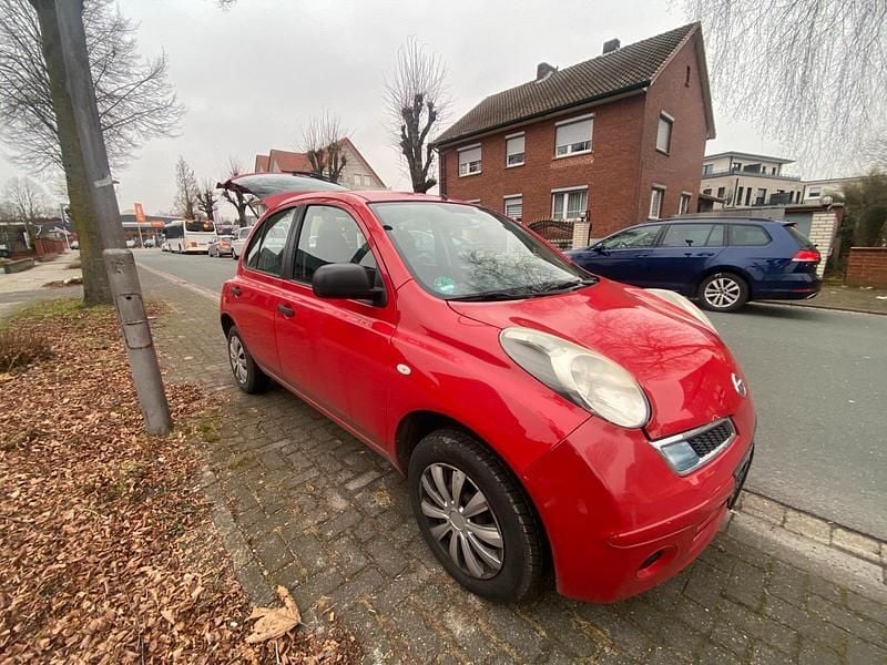 Gebraucht Nissan Micra 65 PS (47 kW) 2010 Rot Kleinwagen
