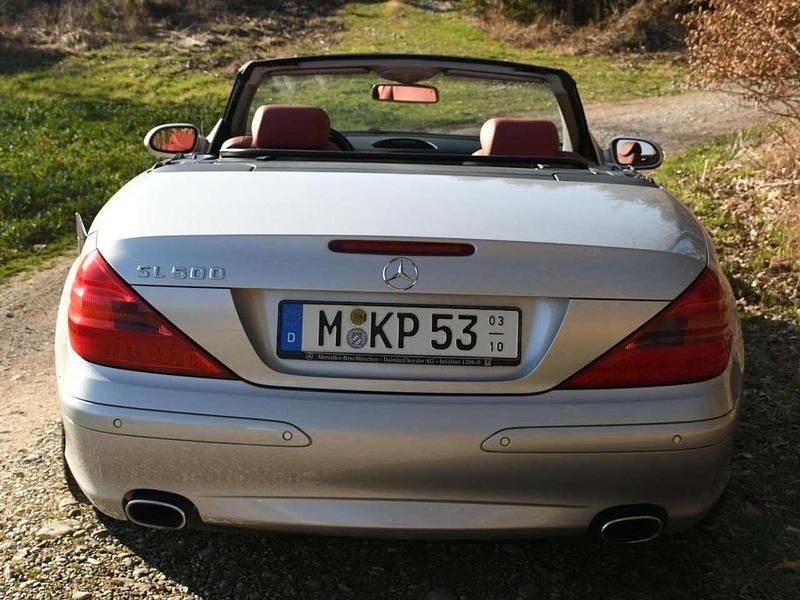 Gebraucht Mercedes SL500 306 PS (225 kW) 2002 Silber Cabrio