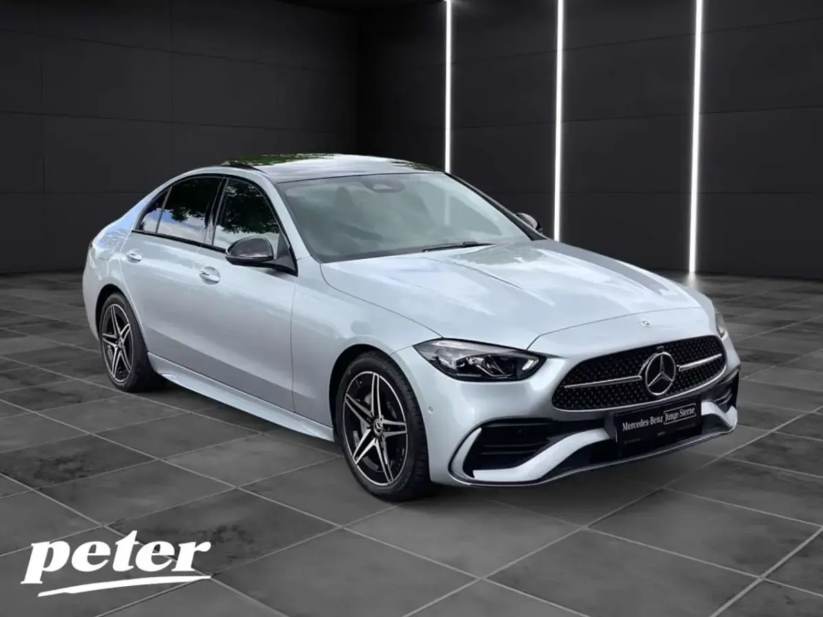 Gebraucht Mercedes C180 AMG line 170 PS (125 kW) 2026 Metalliclack hightechsilber Limousine