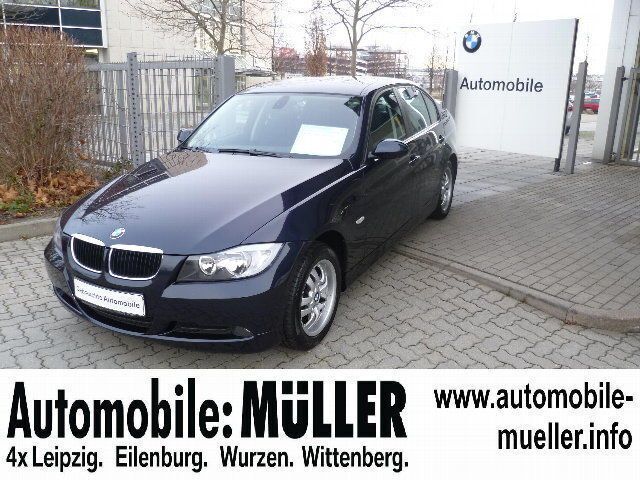 Blau metallic Gebraucht 2007 BMW 320 Advantage Limousine | 11.480 € - Bild 1/4