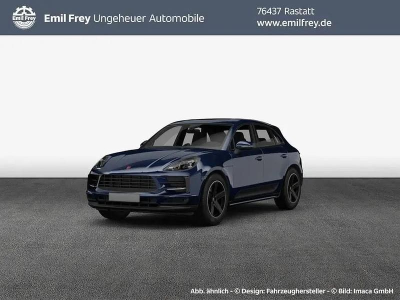 Nachtblau metallic Gebraucht 2021 Porsche Macan SUV | 54.890 € (Fairer Preis) - Bild 1/3