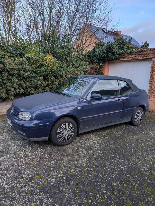 Blau Gebraucht 2000 VW Golf Cabriolet Cabrio | 1.600 € (Superpreis) - Bild 1/2