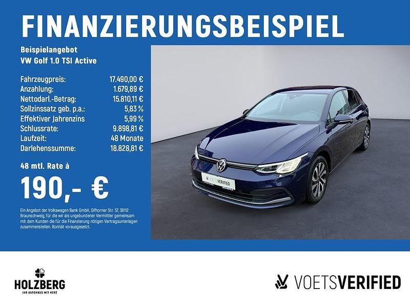 Gebraucht VW Golf VIII Active 110 PS (80 kW) 2022 Blau Limousine