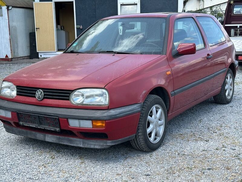 Rot Gebraucht 1995 VW Golf III Kleinwagen | 1.000 € - Bild 1/4
