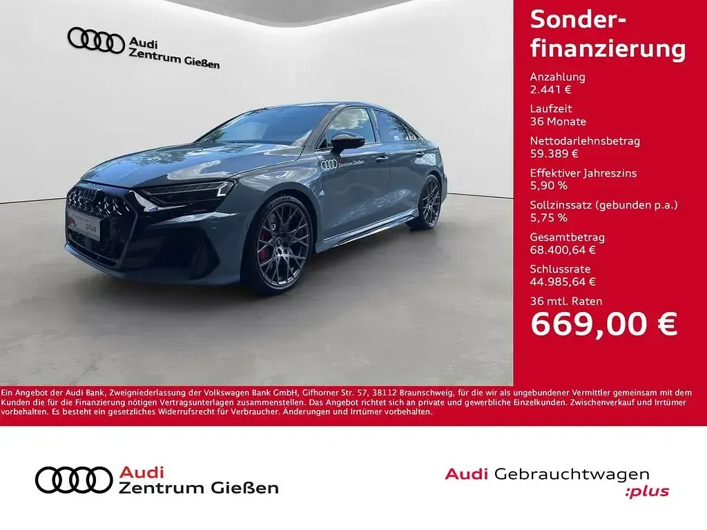 Gebraucht Audi RS3 Comfort 400 PS (294 kW) 2025 Kemoragrau metallic Limousine