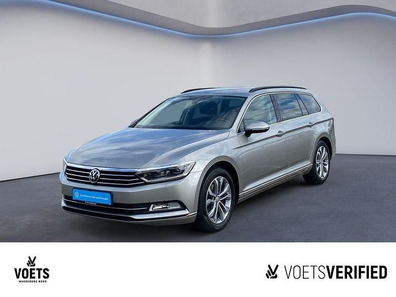 Silber Gebraucht 2017 VW Passat Comfortline Kombi | 16.688 € (Guter Preis) - Bild 1/4