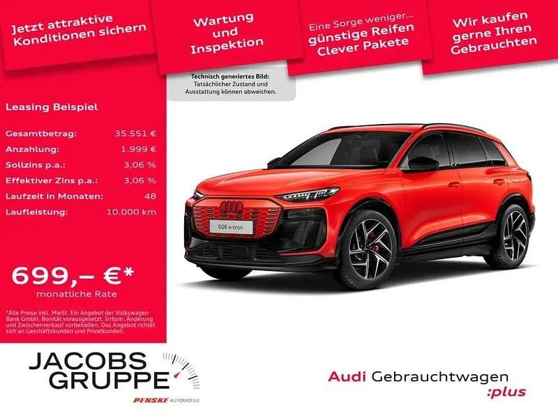 Gebraucht Audi SQ6 e-tron Ambiente 359 kW (489 PS) 2024 Rot SUV