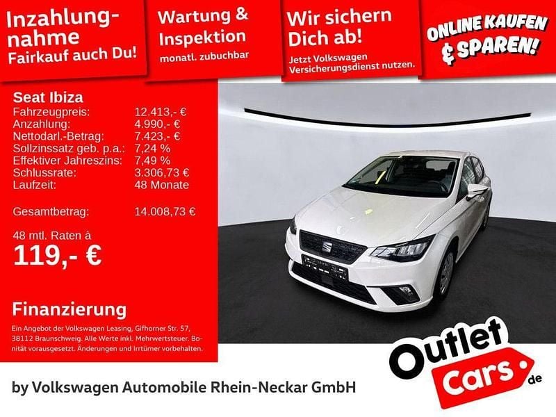 Gebraucht Seat Ibiza Reference 80 PS (58 kW) 2022 Weiß Kleinwagen