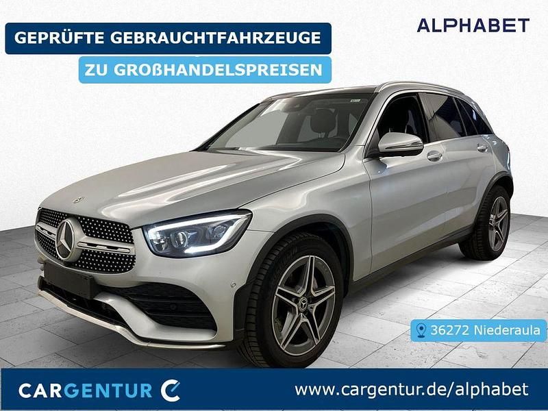 Hightechsilber Gebraucht 2021 Mercedes GLC220 AMG line SUV | 34.590 € (Guter Preis) - Bild 1/2
