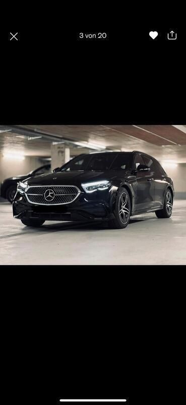 Schwarz Gebraucht 2024 Mercedes E220 AMG line Kombi | 65.000 € - Bild 1/4