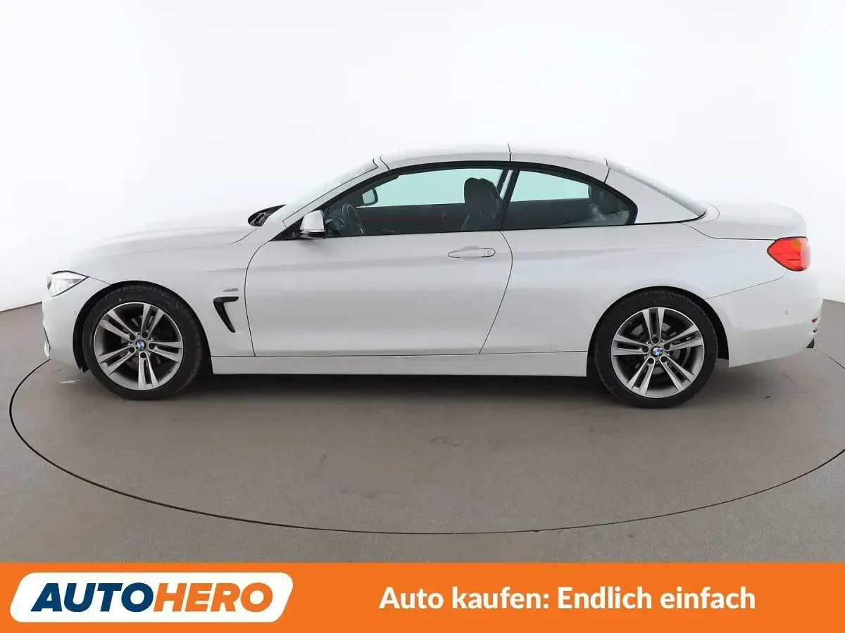 Gebraucht BMW 420 Cabriolet Sport Line 184 PS (135 kW) 2016 Weiß Cabrio