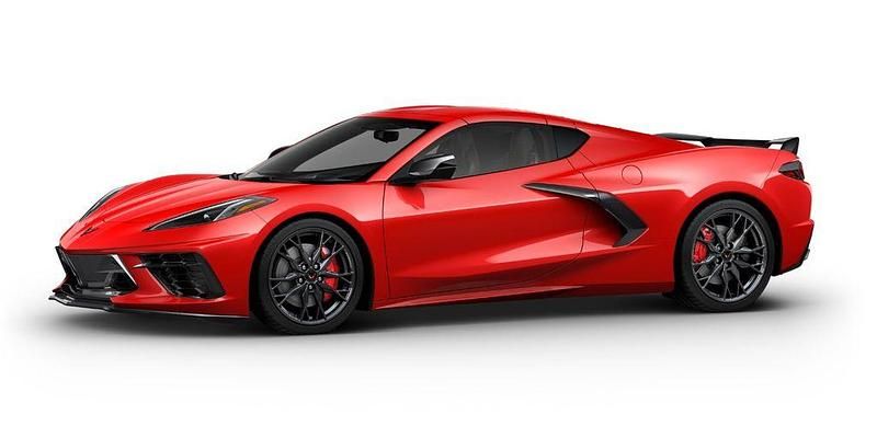 Nowe Corvette C8 481 KM (353 kW) 2025 Czerwony Coupe