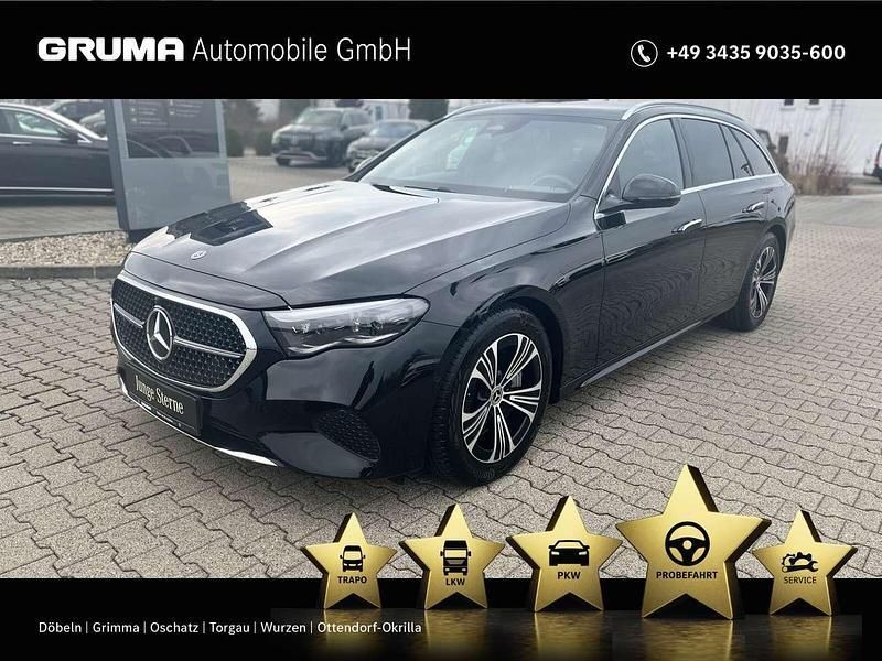 Lack obsidianschwarz Gebraucht 2024 Mercedes E450 Avantgarde Kombi | 74.990 € (Etwas zu teuer) - Bild 1/4