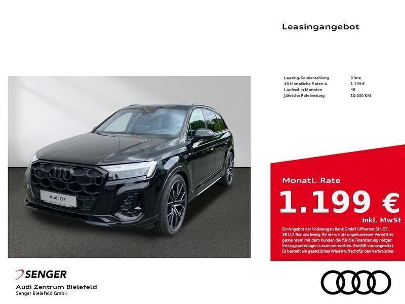 Schwarz Neu 2025 Audi Q7 S-Line SUV | 123.080 € - Bild 1/4