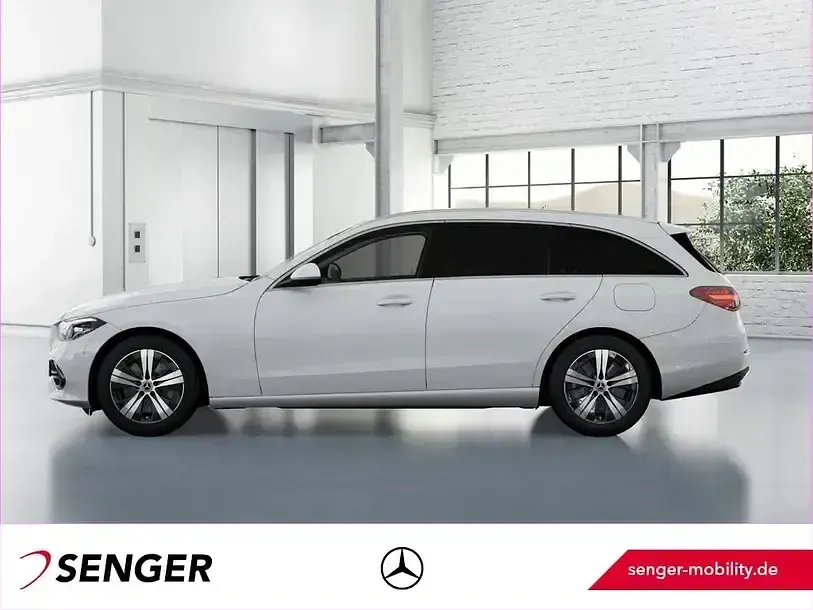 Gebraucht Mercedes C300e Avantgarde 204 PS (150 kW) 2023 Polarweiß uni Kombi