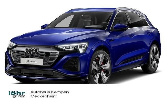 Ultrablau metallic Gebraucht 2023 Audi Q8 e-tron S-Line SUV | 41.980 € (Guter Preis) - Bild 1/4