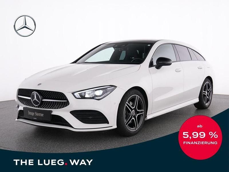 Weiß Gebraucht 2022 Mercedes CLA200 Shooting Brake AMG Kombi | 27.685 € (Guter Preis) - Bild 1/4