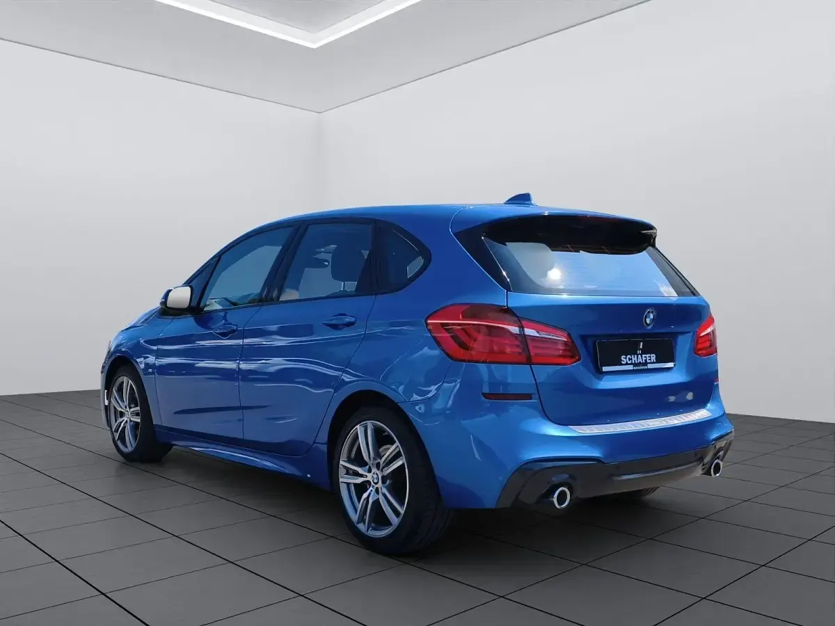 Gebraucht BMW 218 Active Tourer M Sport 150 PS (110 kW) 2018 Blau Van / Kleinbus