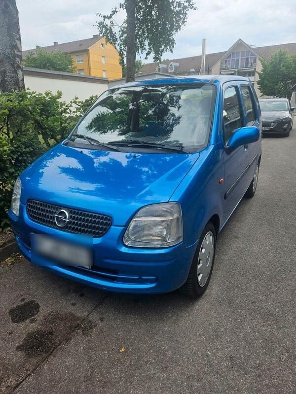 Blau Gebraucht 2000 Opel Agila Kleinwagen | 1.700 € (Fairer Preis) - Bild 1/4
