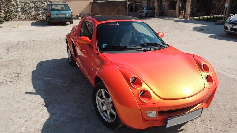 Usata Smart Roadster 82 CV (60 kW) 2003 Arancione Cabrio