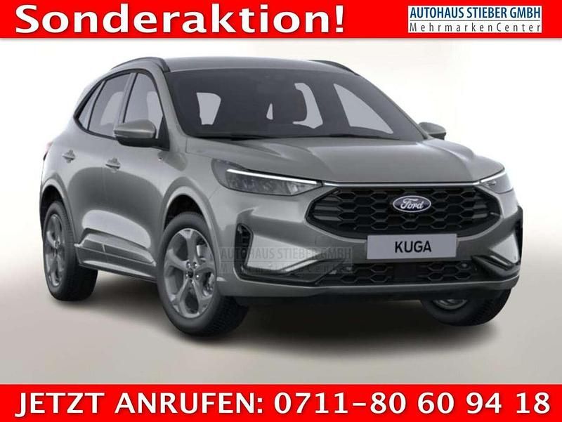 Solar silver metallic Neu 2025 Ford Kuga ST-Line SUV | 37.174 € (Superpreis) - Bild 1/4