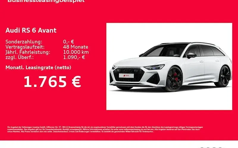 Brugt Audi RS6 Ambiente 600 HK (441 kW) 2026 Stationcar