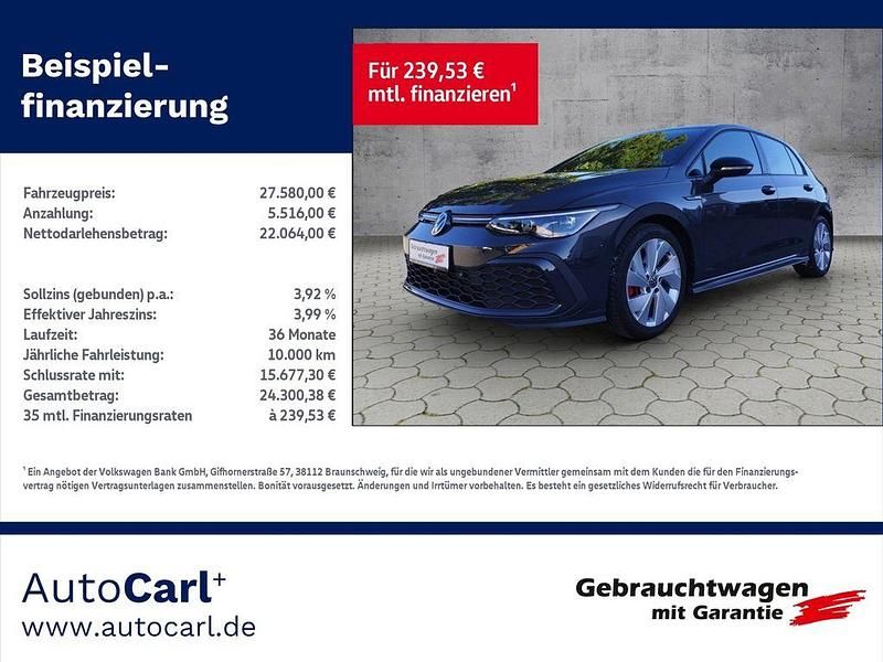 Uranograu Gebraucht 2022 VW Golf VIII GTD Limousine | 27.580 € (Superpreis) - Bild 1/4