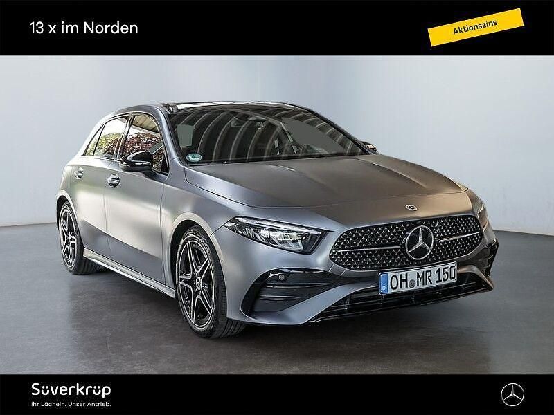 Grau Gebraucht 2025 Mercedes A220 AMG Limousine | 45.950 € (Teuer) - Bild 1/4