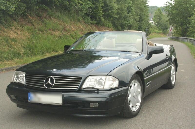 Schwarz Gebraucht 1996 Mercedes SL280 Cabrio | 14.850 € (Fairer Preis) - Bild 1/4